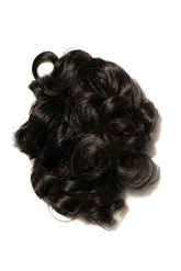 Coc Cleste Par Ondulat Saten Inchis